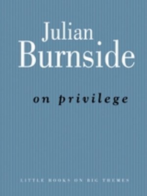 cover image of On Privilege